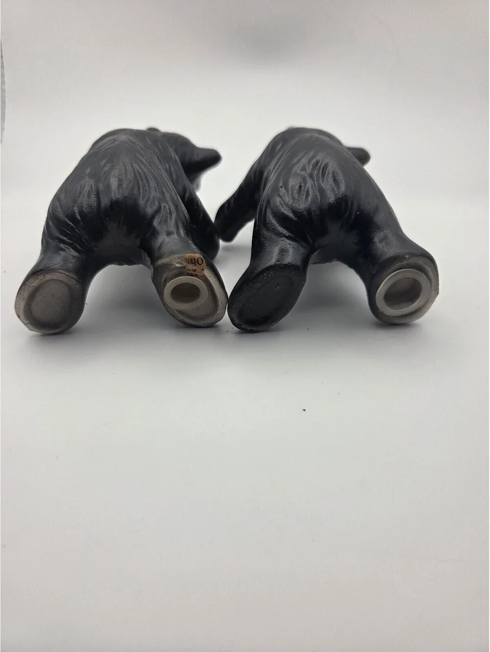 Vintage MCM- Ceramic Hugging bear shakers complete- Japan